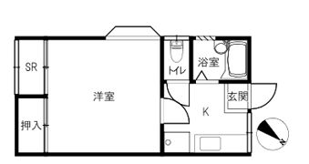 メゾンビューラ2の間取り画像