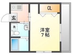 レジデンス伊島B棟の間取り画像