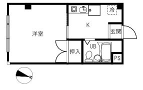 タケオハイツの間取り画像
