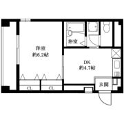 アンプルールフェール寺谷の間取り画像