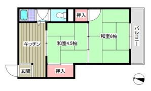 第二柳原マンションの間取り画像