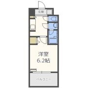 スプランディッド難波Ⅱの間取り画像