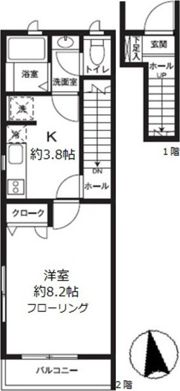 デザインコート宮坂の間取り画像