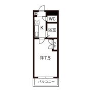 コモードカルム河原町の間取り画像