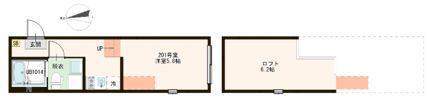 ハーモニーテラス梅田ⅩⅦの間取り画像