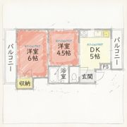 三木ハイツの間取り画像