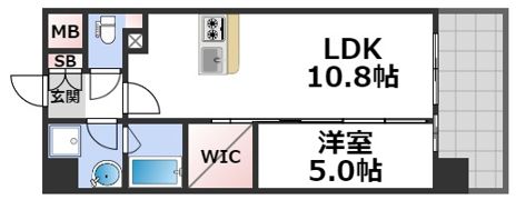 ATKレジデンスなんばの間取り画像