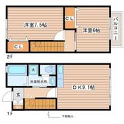 メゾンハッチの間取り画像