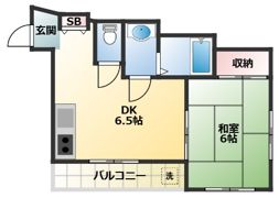 ラフォーレ町屋Ⅰの間取り画像