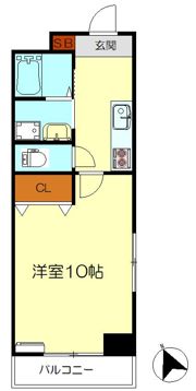 FLATHILL広国際通りの間取り画像
