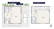田柄2丁目 貸家の間取り画像