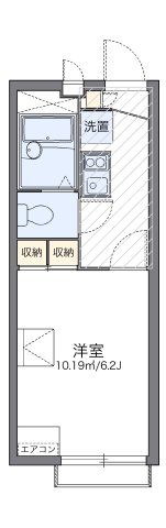 レオパレスシャトーナカジマC棟の間取り画像