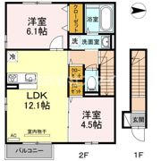 ルーチェ デル ソレの間取り画像