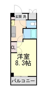 シャンヴェルジェ豊中Ⅰの間取り画像