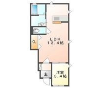 シャガールBの間取り画像