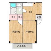 シティハイツ加茂の間取り画像