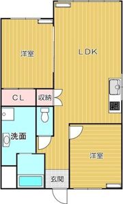 滝子アネックスの間取り画像