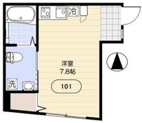 ビレッジ三宿の間取り画像