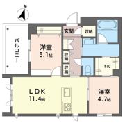 ア クール ジョアの間取り画像