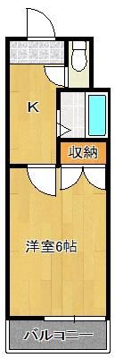 ビブレ篠崎 504号の間取り画像