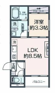 Tidy西小倉の間取り画像
