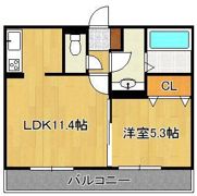 EXCUBE TAKASU SOUTH-COURTの間取り画像