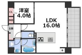 BRAVE徳井町の間取り画像