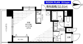 ステージグランデ新高円寺の間取り画像