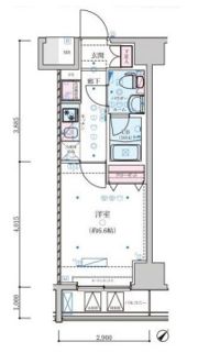 GENOVIA横浜関skygarden(ジェノヴィア横浜関内スカイガーデン)の間取り画像