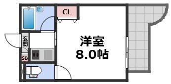 ベルジュネスの間取り画像