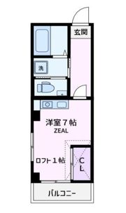 シャトー桐の間取り画像