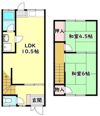 北田貸家の間取り画像