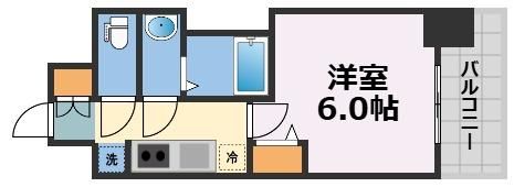 ファステート難波ミライズの間取り画像