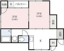 メゾン片岡の間取り画像