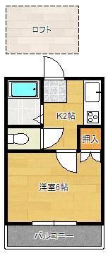 Eハイツ緑の間取り画像