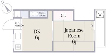 サンシオン四谷の間取り画像