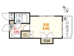 シャイン長束の間取り画像