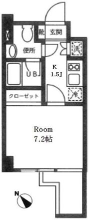 KDXレジデンス門前仲町の間取り画像