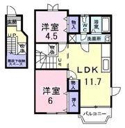 ダンデライオンAの間取り画像