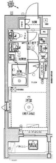 Le'a横濱大通り公園の間取り画像