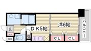 プレジール三ノ宮Ⅲの間取り画像