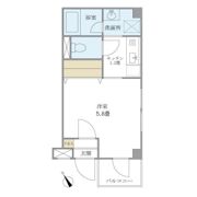 キバサンフラットの間取り画像