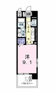 ルミエール山越の間取り画像