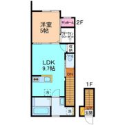 HELIOS中川原の間取り画像