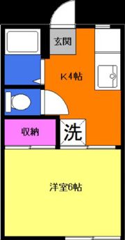 瀬戸ハイツの間取り画像