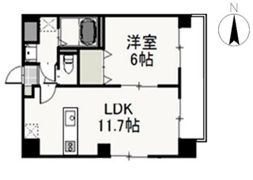 エルベ瓦町の間取り画像