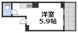 プレミール北堀江の間取り画像