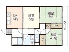 COLORS五日市の間取り画像