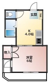 全観スカイハイツの間取り画像