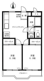 保谷コーポの間取り画像